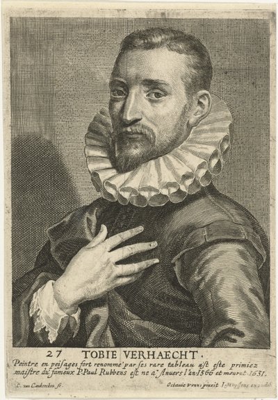 Portrait of Tobias Verhaecht by Otto van Veen